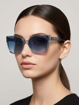 Vintage - Women UV Protection Blue Lens Butterfly Sunglasses