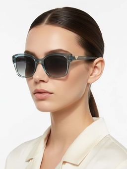 Vintage - Women UV Protection Grey Lens Square Sunglasses