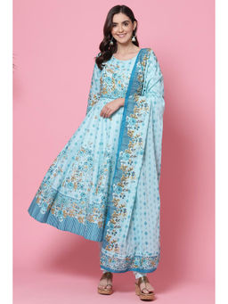 Biba - Aqua Straight Suit Set (Set of 3)