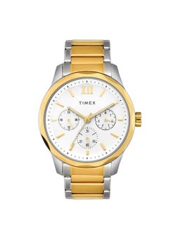 Timex - Signio Round 21mm White Dial Analog Men Watch - TW0TG7624