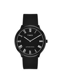 Timex - Men Black Round Analog Dial Watch- TWEG22105