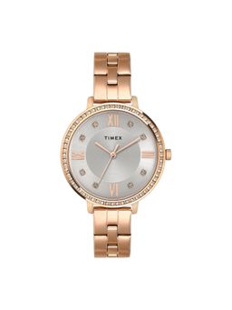 Timex - Round 21mm Silver Dial Analog Women Watch - TWEL14711