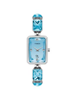 Timex - Fria Women Blue Rectangular Analog Watch - TWEL16904