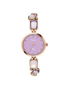 Timex - Fria Women Purple Round Analog Watch - TWEL17803