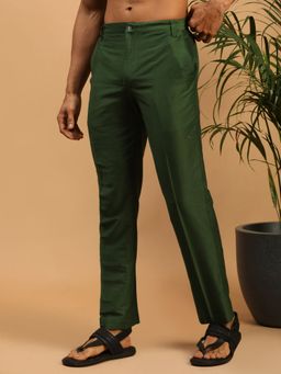 Vastramay - Men Green Viscose Pant Style Pyjama