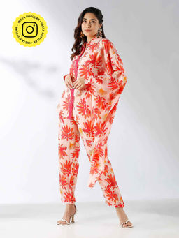Ishnya - Salmon Pink Co-Ord (Set of 2)