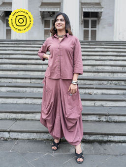 Ishnya - Rezaar-Onion Mauve Turkey Co-Ord (Set of 2)