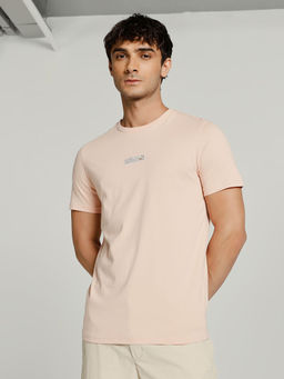 Puma - Classics Logo N.2 Mens Pink Tees