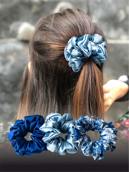 Hair Drama Co. - No Monday Blues Scrunchies - Set Of 3