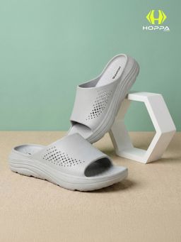 HOPPA - Mens Billy Ice Grey Sliders