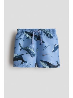 H&M - Boys Blue Printed Swim Shorts