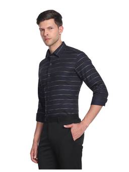 Arrow Newyork - Blue Dobby Matrix Formal Shirt