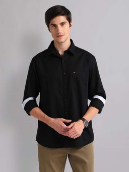 AD By Arvind - Spread Collar Slim Fit Shirt