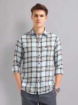 AD By Arvind - Modern Slim Fit Twill Shirt