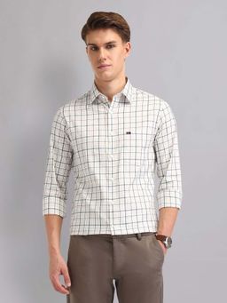 AD By Arvind - Multi-Colour Modern Slim Fit Twill Shirt