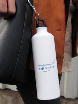 Indigifts - Motivational Print Water Bottle 750Ml White, Valentine Gifts, Love Gift