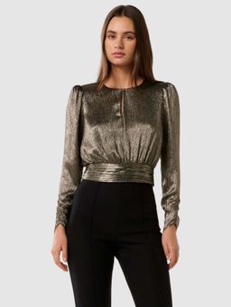 Forever New - Riya Sparkle Button Front Top