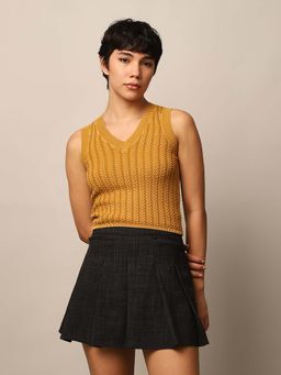 ONLY - Mustard Sweater Vest
