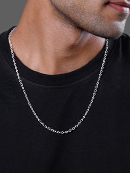 GIVA - 925 Silver Belcher Chain For Men