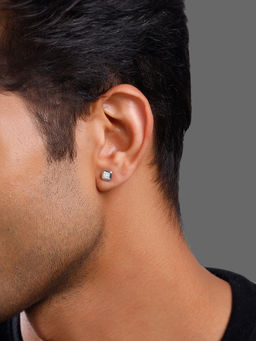 GIVA - 925 Silver Digital Dazzle Stud For Men
