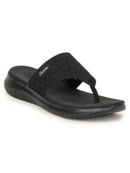 SKECHERS - ULTRA FLEX Black Flip Flops