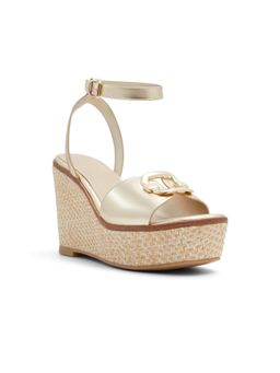 Aldo - Carrabriria-B Gold Ladies Sandal Heels