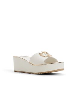 Aldo - Menhaden White Ladies Eva Wedges
