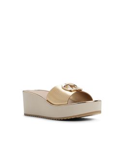 Aldo - Menhaden Gold Ladies Eva Wedges