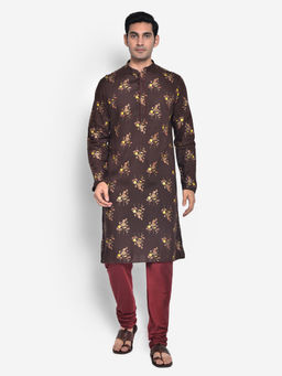 KISAH - Men Brown Kurta