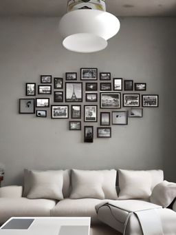 At Home by Nilkamal - Mirage Combo Photo Frame 26 Pieces (Brown)