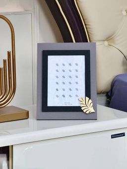 At Home by Nilkamal - Single Leaf Rectangular Photo Frame|8 x 10 inches|Grey