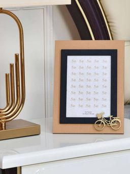At Home by Nilkamal - Single cycle Rectangular Photo Frame|7 x 8 inches|Beige