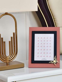 At Home by Nilkamal - Butterfly cycle Rectangular Photo Frame|8 x 10 inches|Beige