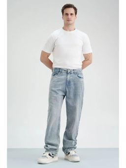 FREAKINS - Urban Fade Men's Baggy Straight Jeans