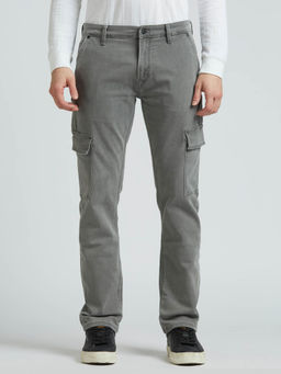 Pepe Jeans - Grey Mid Rise Gymindigo Straight Jeans