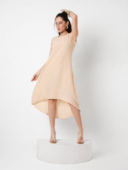 BLNK - Sleeveless High-Low Knee Dress