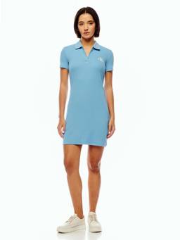 Calvin Klein - Cotton Polo Collar T-Shirt Dress