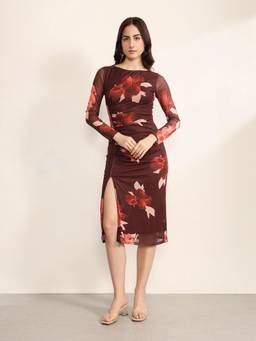 Kazo - Botanical Midi Dress