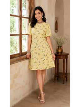 NOBARR - Womens Floral Printed Mini Dress
