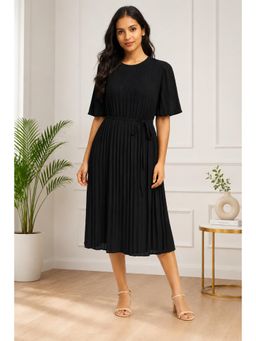 NOBARR - Womens Pleated Midi Dress