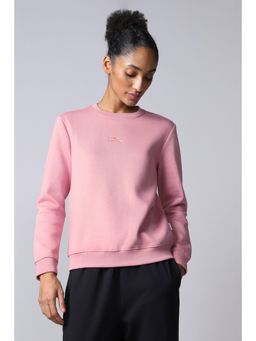 Reebok - Women Pink Solid Sweatshirts