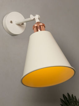 Homesake - White Guard Edison Swing Wall Light Rose Gold