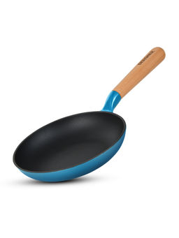 Bergner - Excalibur Light Cast Iron Induction Bottom Blue Frying Pan