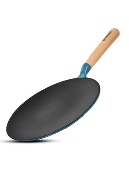 Bergner - Excalibur Light Cast Iron Induction Bottom Blue Roti Tava (26 cm)