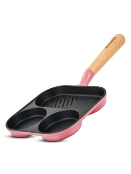 Bergner - Excalibur Light Cast Iron Induction Bottom Pink Breakfast Pan (18 cm)