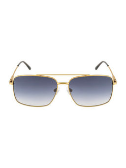 Opium Eyewear - Men Smoke Square Sunglasses with UV Protection & Mirrored Lens (OP-1915-C01)