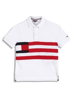 Tommy Hilfiger - Boys White Color T-Shirt