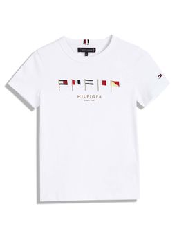 Tommy Hilfiger - Boys White Color T-Shirt