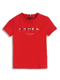 Tommy Hilfiger - Boys Red Color T-Shirt