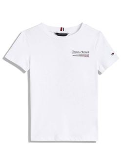 Tommy Hilfiger - Boys White Color T-Shirt